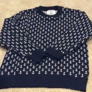 Navy KJP anchor sweater